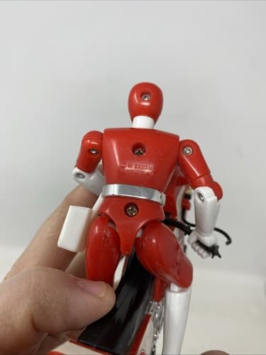 Red Ranger Mighty Morphin Power Rangers T-Rex Battle Bike Complete 1994 Bandai — photo 9