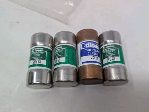 NEW LITTELFUSE JTD 60ID 60A/AMP INDICATOR FUSE LOT OF 3