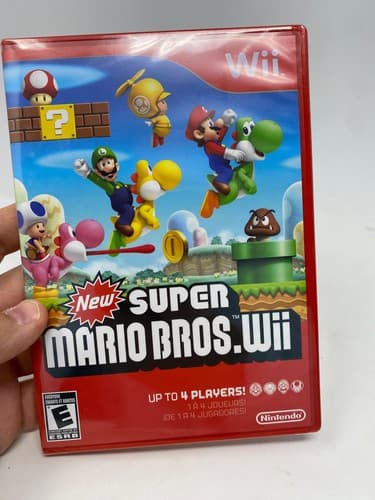New Super Mario Bros. Wii New Factory Sealed Nintendo Wii Game 1st Print 00000 — photo 2