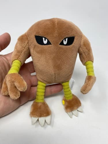 Pokemon Center Hitmonlee Sitting Cuties Pokemon Fit Plush Stuffed Animal