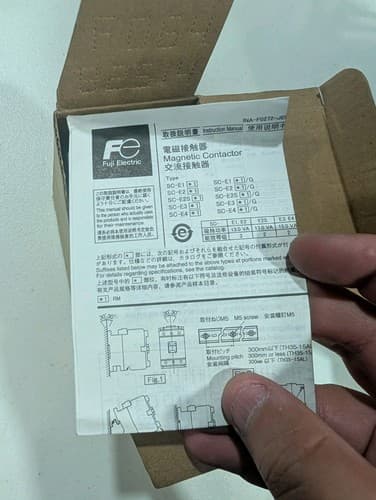 FUJI Electric SC-E1 Coil 24V AC24VZADC-CF Brand New In Box  — photo 4