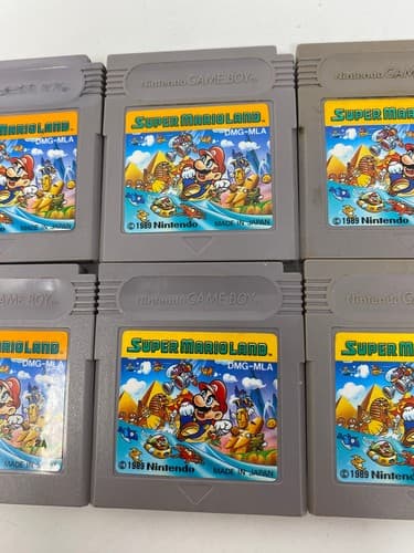 Super Mario Land Lot of 6 Japanese Game Boy GB Tested Authentic — photo 3