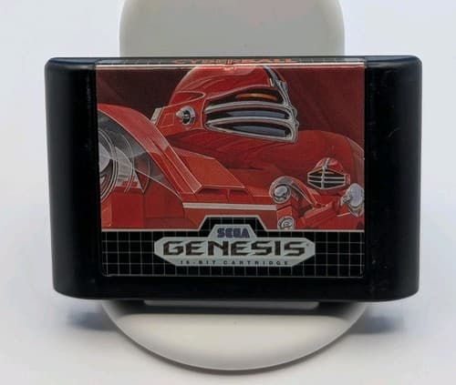 Cyberball (Sega Genesis, 1990) Authentic Cleaned Tested Video Game
