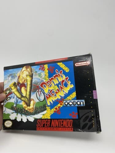 Dennis The Menace Super Nintendo Entertainment System Box Only No Game or Manual — photo 3