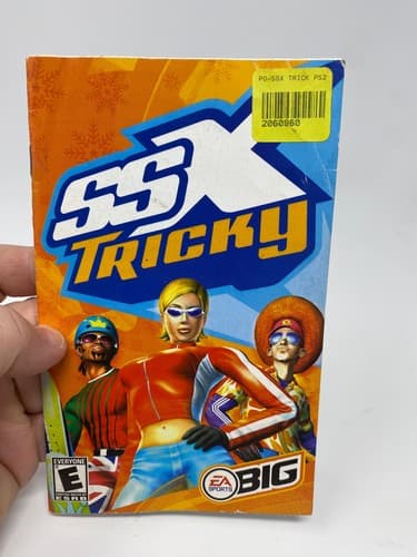 SSX Tricky PS2 Playstation 2 Instruction Manual Only No Game