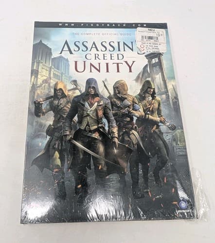 ASSASSIN'S CREED UNITY:  Prima Official Piggyback Strategy Game New W/ Seal Tear