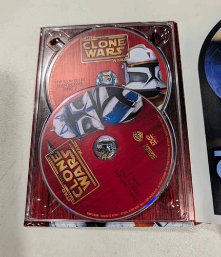 Star Wars: The Clone Wars - Season 1 (DVD, 2009, 4-Disc Set) — photo 4