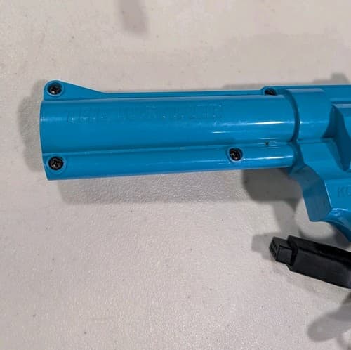 The Justifier Sega Genesis Sega CD Light Gun Lethal Enforcers Konami Blue Tested — photo 2