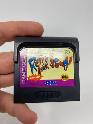 Sega Game Gear Quest for the Shaven Yak starring Ren Hoëk & Stimpy Cart Only — photo 2