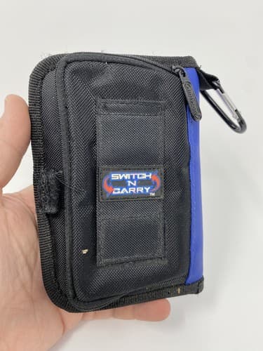 Nintendo DS Gameboy Blue Switch N Carry Soft Zip Up Storage Case w Screen Cloth — photo 2