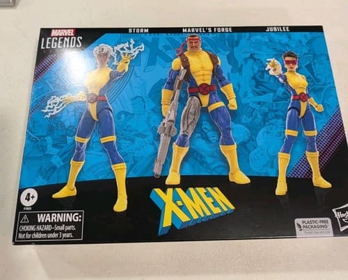 Hasbro X-Men 60th Marvel Legends Forge, Storm & Jubilee Action Figure - New 