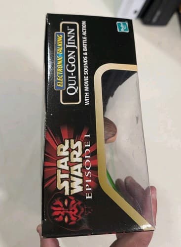 Hasbro Star Wars 1999 Episode 1 QUI-GON JIN Electronic Talking Action Figure NIB — photo 6