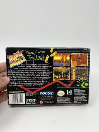 Dennis The Menace Super Nintendo Entertainment System Box Only No Game or Manual — photo 8