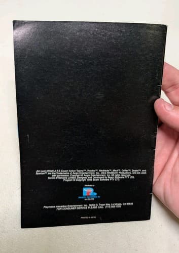Wildcats Covert Action Team SNES Manual Super Nintendo Authentic Good — photo 5