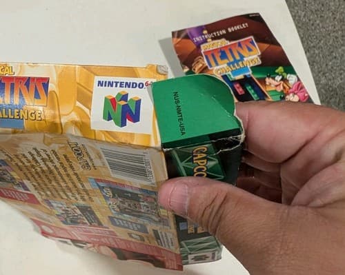 Magical Tetris Challenge Game, Manual & Rough Box N64 | Tested Working, Nintendo — photo 9