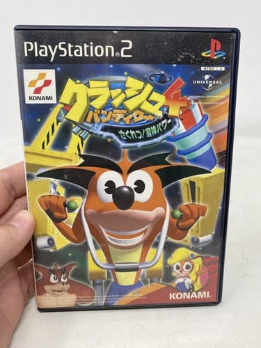 PS2 Crash Bandicoot 4 Sakuretsu Majin Playstation REGION LOCKED NTSC-J Tested
