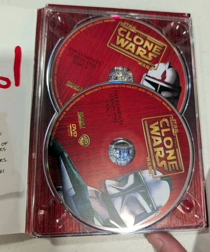 Star Wars: The Clone Wars - Season 1 (DVD, 2009, 4-Disc Set) — photo 8