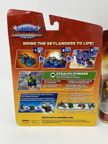Skylanders Superchargers Stealth Stinger & Burn-Cycle Brand New Set Of 2 — photo 4