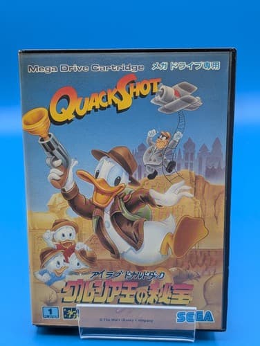 SEGA MEGADRIVE MEGA DRIVE MD  QUACKSHOT The Treasure of Georgia NTSC-J Japanese