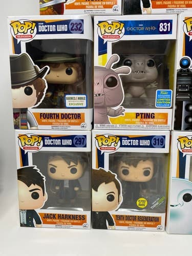 Funko Pop! Doctor Who Vinyl Figures Lot of 8 - Fourth Doctor Rory Adipose Pting — photo 3