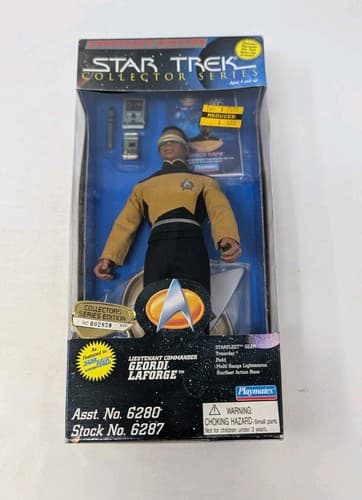 Star Trek Starfleet Edition - Lot Of 3 Figures - Riker, Laforge, Romulan... — photo 9