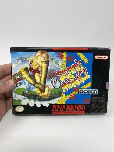 Dennis The Menace Super Nintendo Entertainment System Box Only No Game or Manual