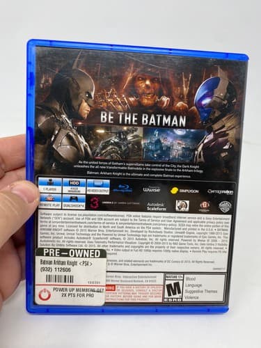 Batman: Arkham Knight (PlayStation 4, PS4.  2015) Game, and case — photo 7