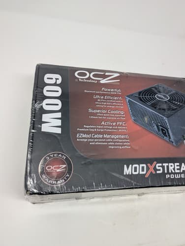 OCZ Mod X Stream-Pro 600W Power Supply Brand New Sealed — photo 2