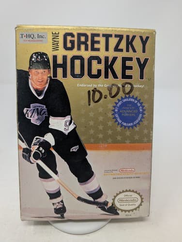 Wayne Gretzky Hockey - NES Nintendo - Game Box And Manual - Tested