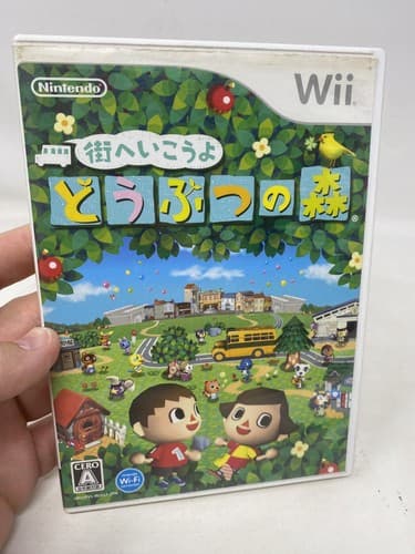 Animal Crossing City Folk Nintendo Wii NTSC-J Japanese Complete In Box CIB US 