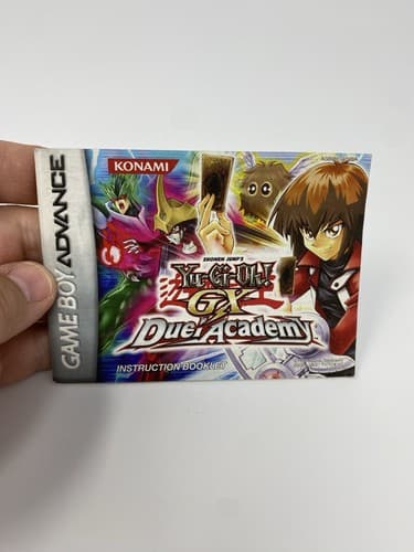 Yu-Gi-Oh GX Duel Academy Nintendo Game Boy Advance MANUAL ONLY No Game