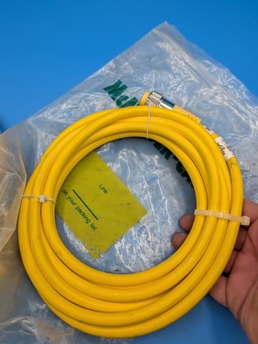 Mencom MIN-3MP-12 Cable, MIN Size I, 3 Pole, Male, 12 Ft, 13A, yellow — photo 3