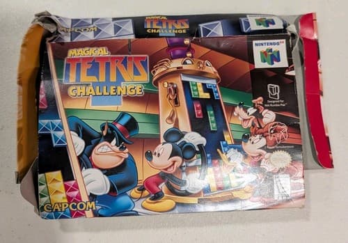 Magical Tetris Challenge Game, Manual & Rough Box N64 | Tested Working, Nintendo — photo 3