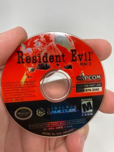 Resident Evil (Nintendo GameCube 2002) GCN Disc 2 ONLY