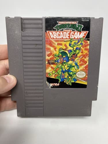 Teenage Mutant Ninja Turtles II: The Arcade Game (Nintendo NES, 1990) Game Only