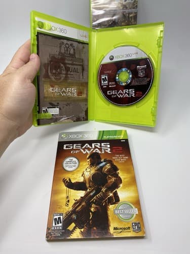 Lot Of 3 Xbox 360 Games Bulletstorm Epic Edition Hitman Gears Of War 2 Platinum — photo 5