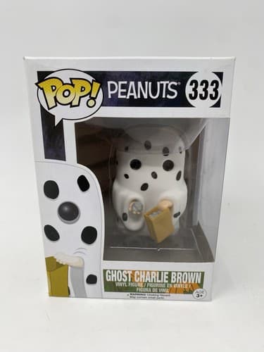 Funko Pop! Vinyl Peanuts Ghost Charlie Brown #333 Halloween Figure Standard