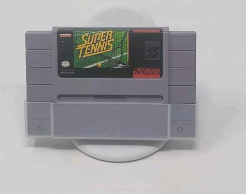 Super Tennis (Super Nintendo Entertainment System, 1991) With Box - No Manual — photo 9