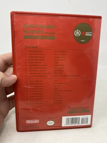 Super Mario History 1985-2010 25th Anniversary Soundtrack CD 2010 Nintendo — photo 2