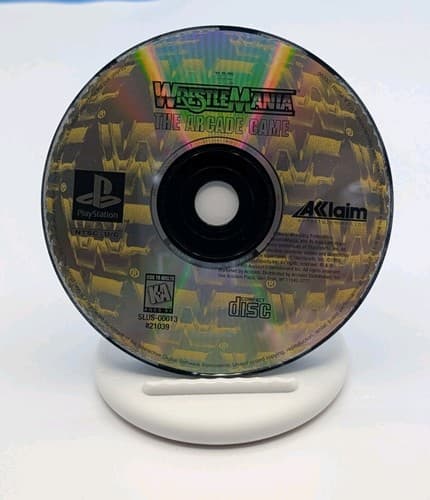WrestleMania: The Arcade Game PS2 Longbox case broken w/ instructions Look — photo 8