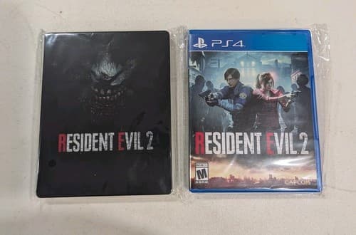 Resident Evil 2 Steelbook - Best Buy Exclusive - NO GAME DISC - PS4 W/ Game — photo 2