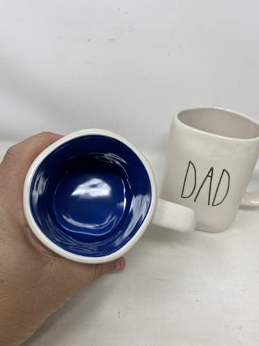 Rae Dunn SWEETIE, DAD, USA Mugs Black Script By Magenta Artisan Collection — photo 5