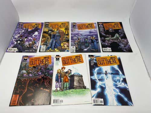 2001 California Out There Lot of 7 #6, 9, 13-17 Cliffhanger Comic Books