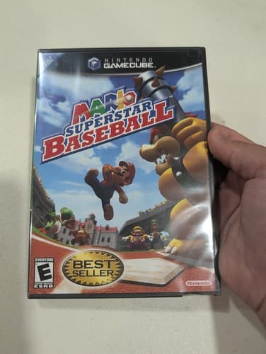 Mario Superstar Baseball (Nintendo GameCube, 2005) SEALED NEW