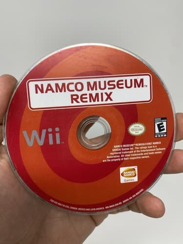 Namco Museum Remix (Nintendo Wii) DISC ONLY Tested