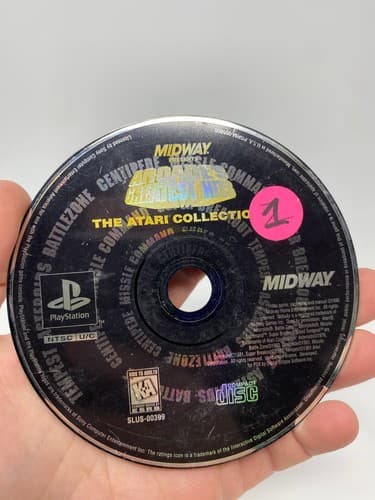 Lot of 2 Williams Midway Arcades Greatest Hits Atari PlayStation 1 PS1 Disc Only — photo 5