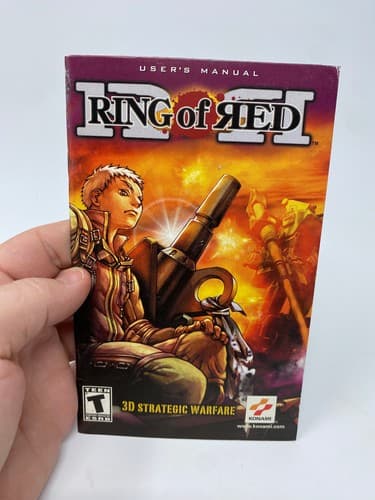 Ring of Red PlayStation 2 PS2 Instruction Manual Only No game w/ Reg card