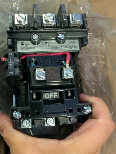ALLEN BRADLEY 500F-BOD930 SER. C 110/115-120V 27A Lot Of 2 