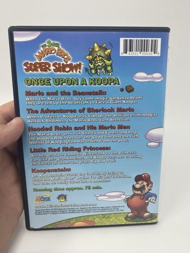 Super Mario DVD Lot Of 2 - Super Show Once Upon A Koopa Movie Madness — photo 8