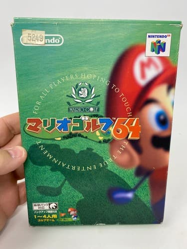 Mario Golf 64 Nintendo N64 Japanese Import Boxed w/ Manual & Control Card NTSC-J